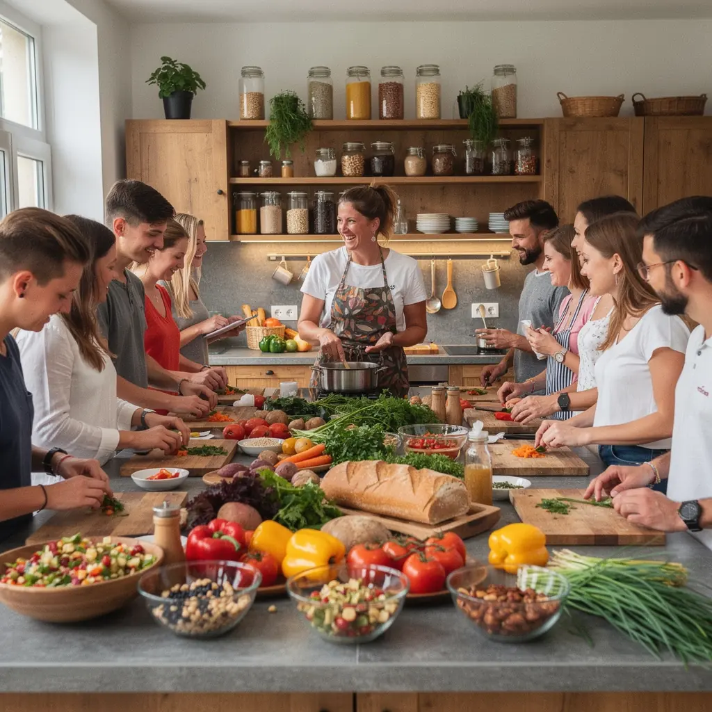 Žena medituje na pláži při západu slunce.
